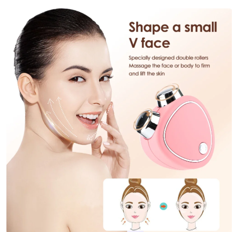 MASAJEADOR FACIAL 3D MICRO CORRIENTE SONIC VIBRACIÓN  LIFTING REAFIRMANTE -3