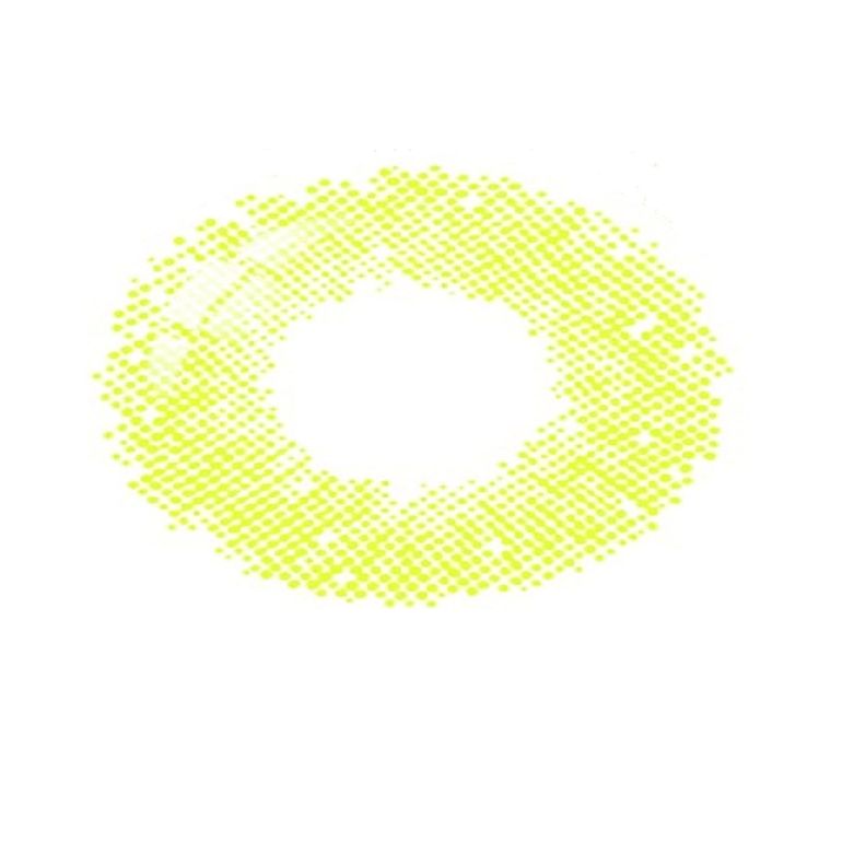 Par De Lentes De Contacto Línea Glow Color Verde Lima-0