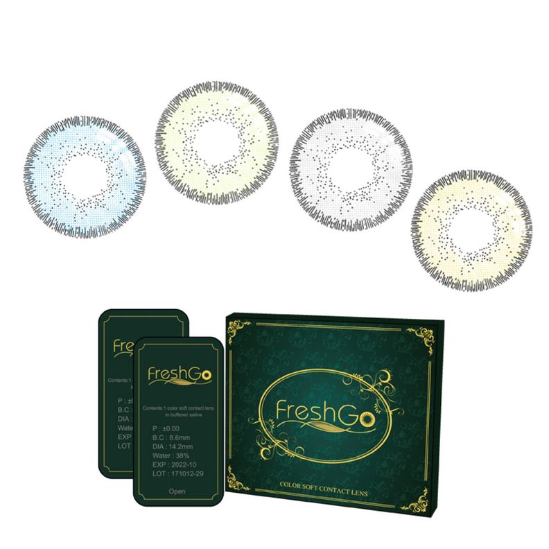 Par De Lentes De Contacto Línea Nature Color Cristal-2