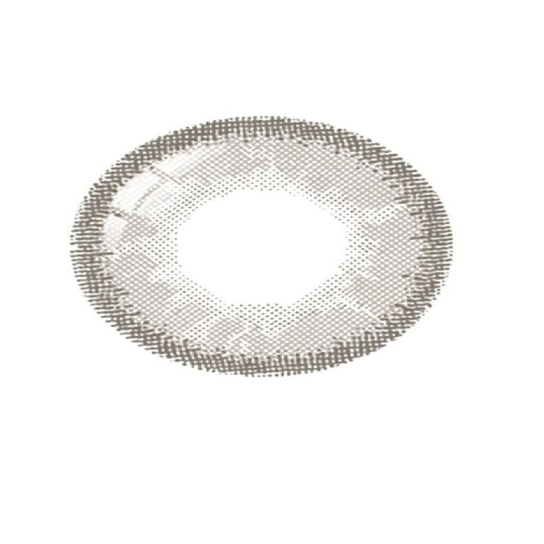 Par De Lentes De Contacto Línea Glow Color Gris Vivo-0