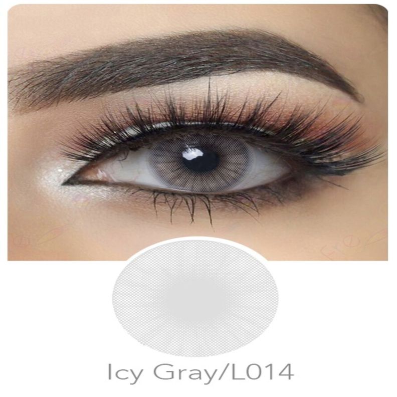 Par de lentes de contacto línea Hidrocor color Gris Helado-1