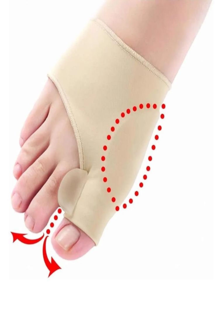 CORRECTOR DE TELA PARA HALLUX VALGUS (JUANETE) CON SEPARADOR DE GEL-0