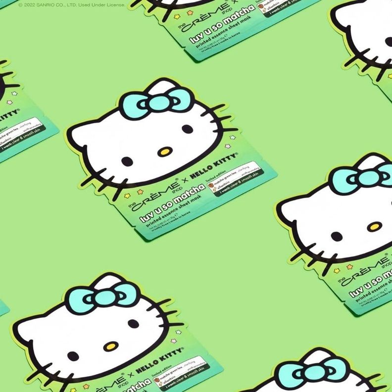 Mascarilla Aclaradora Hello Kitty Luv U So Matcha Mask-2