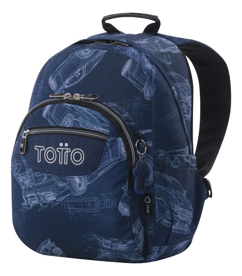 Mochila Urbana Notebook Escolar Totto Classic Gommas Niño-1