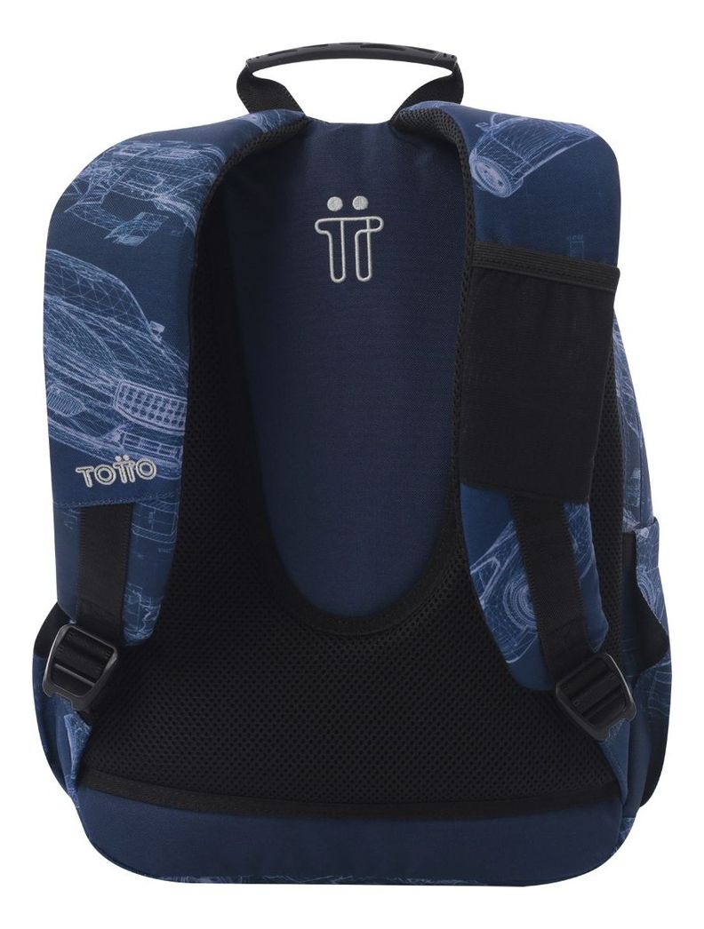Mochila Urbana Notebook Escolar Totto Classic Gommas Niño-2