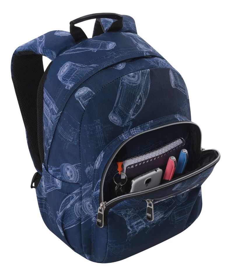 Mochila Urbana Notebook Escolar Totto Classic Gommas Niño-3