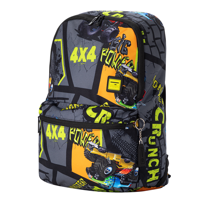 Kit Escolar Totto: Mochila + Estuche Resistente y Versátil Azul-1
