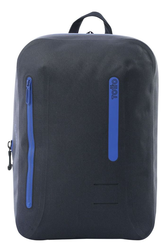 Mochila Totto Seal Mediana Impermeable PC 15" Azul-0