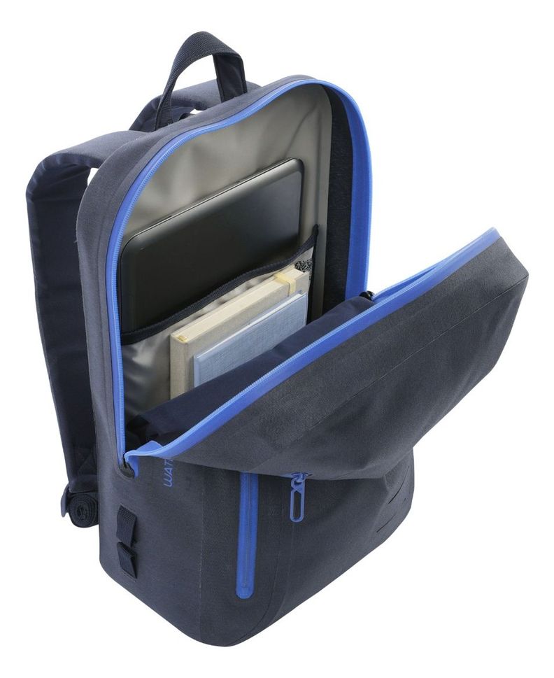 Mochila Totto Seal Mediana Impermeable PC 15" Azul-3