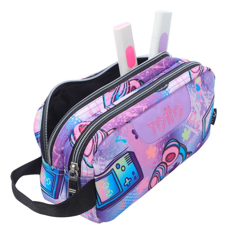 Totto Estuche Escolar para Lapices Rpet Impermeable 24-3