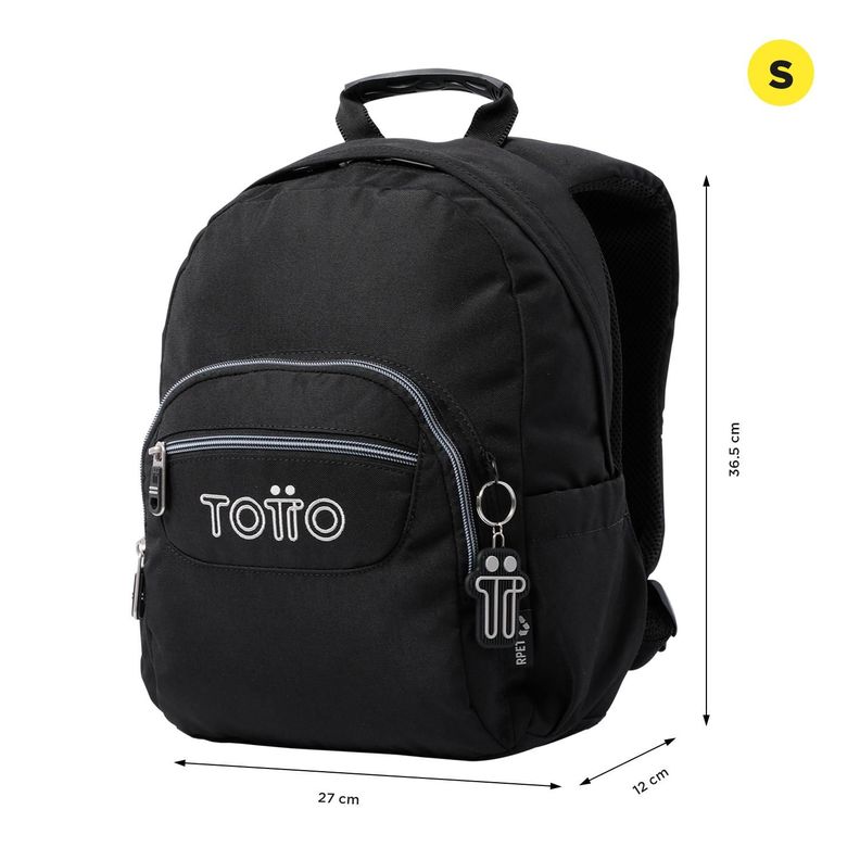 Mochila Escolar Tempera Negro/Black-2