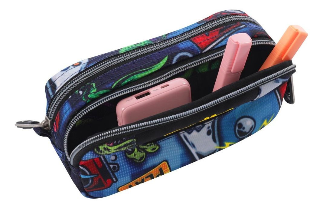 Estuche Totto Con Diseño Multiuso Escolar Lápices Accesorios-3