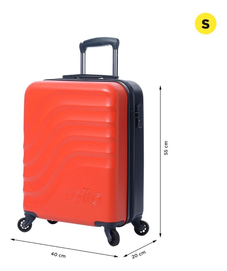 Totto Maleta Cabina Carry On Ajustable Ruedas 360 S-1