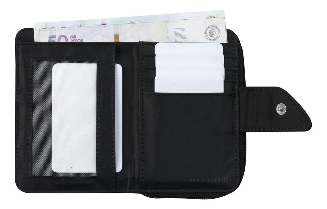 Totto Billetera Tarjetero Monedero RFID Segura y Versatil12-3
