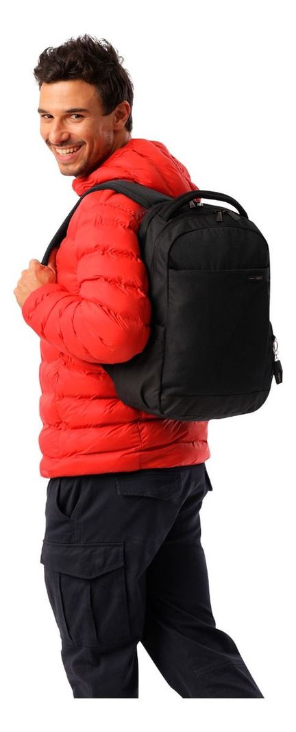 Mochila Totto Urbana Notebook 14" Compacta Resistente Deleg-6