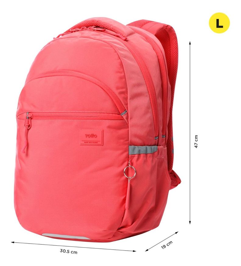 Mochila Notebook Urbana Totto Mujer IND242 - Antirobo RPET-1