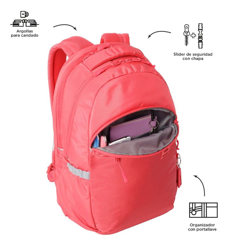 Mochila Notebook Urbana Totto Mujer IND242 - Antirobo RPET-4