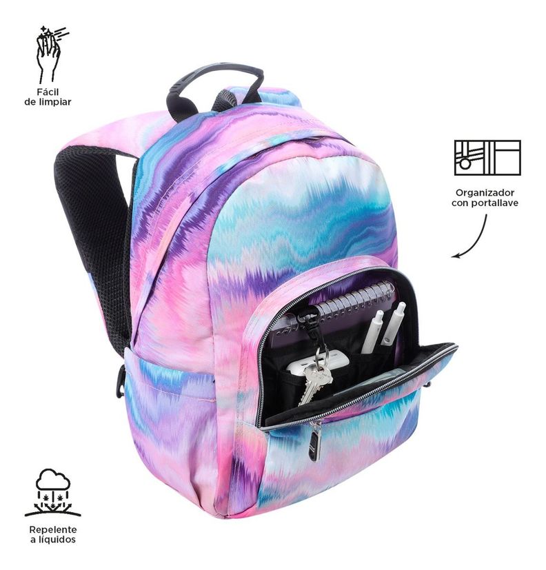 Totto Mochila Notebook Escolar Niña Impermeable Eco003-5