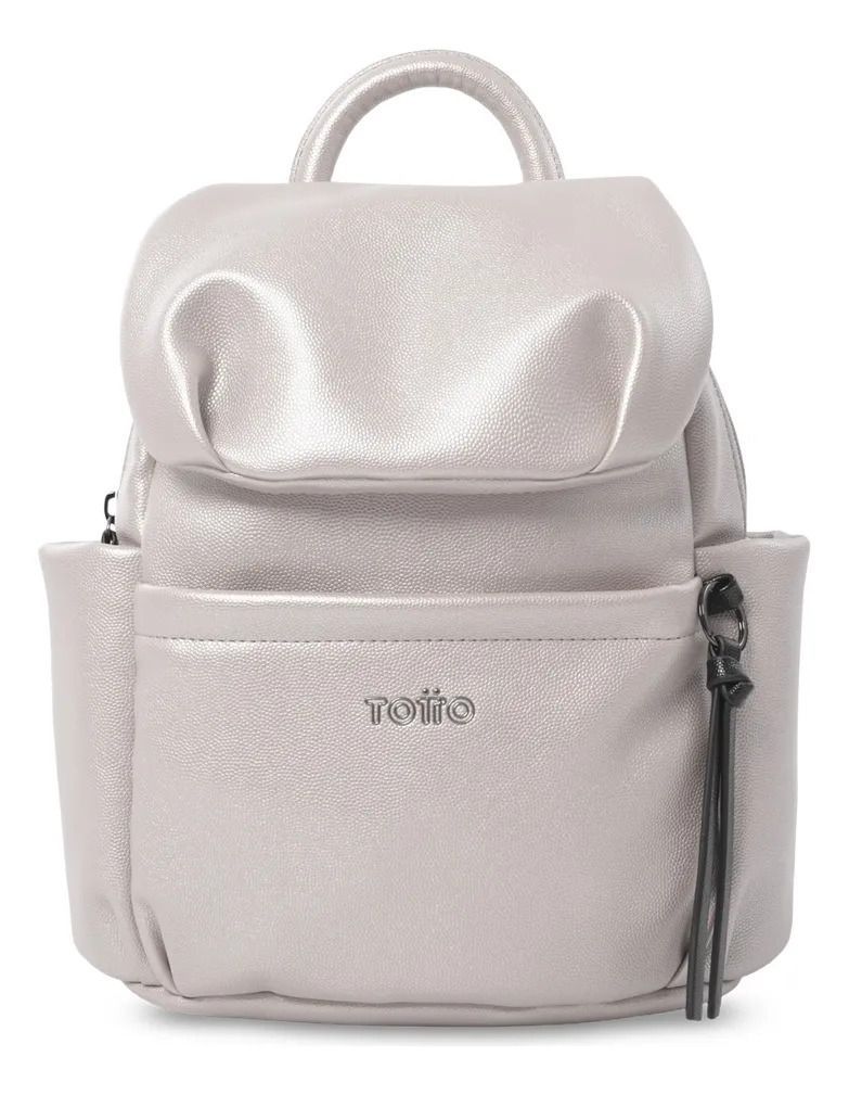 Bolso Pequeno Para Mujer Soul Tipo Mochila Beige/negro S
