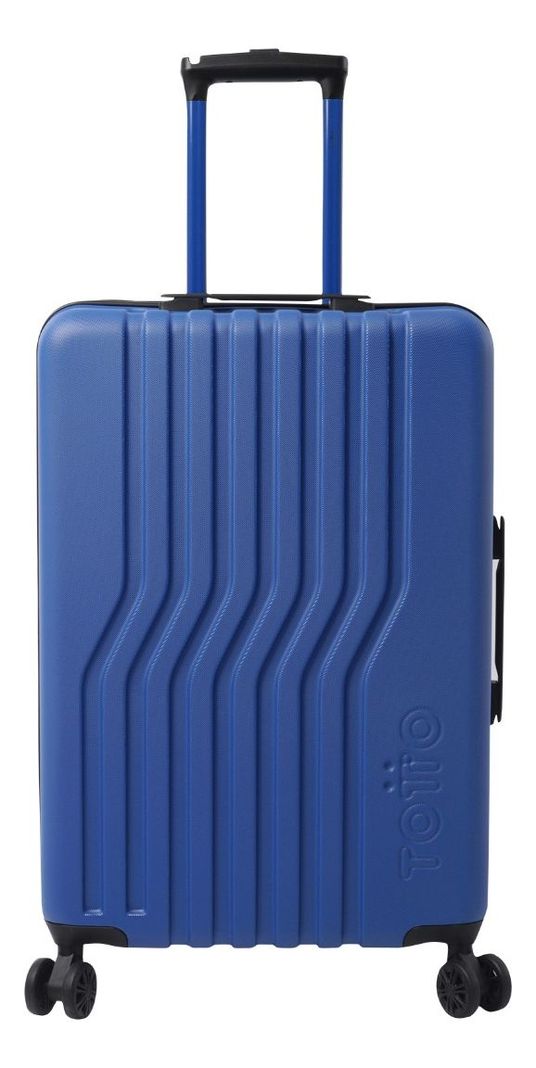 Maleta Totto Nomad Azul Mediana Ruedas 360° Moderna y Funcional-0