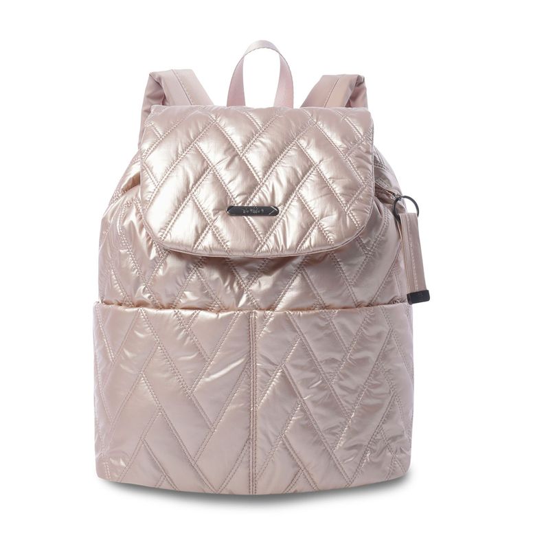 Mochila Universitario Savanha Porta Pc 13  Beige Mujer M