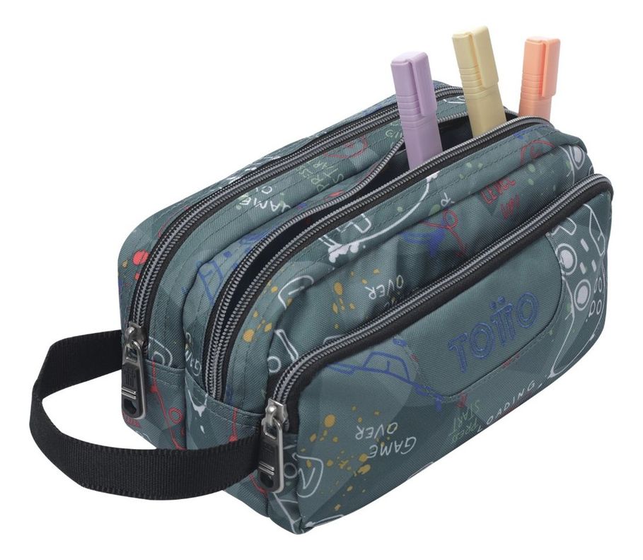 Totto Estuche Escolar para Lapices Rpet Impermeable 7-3