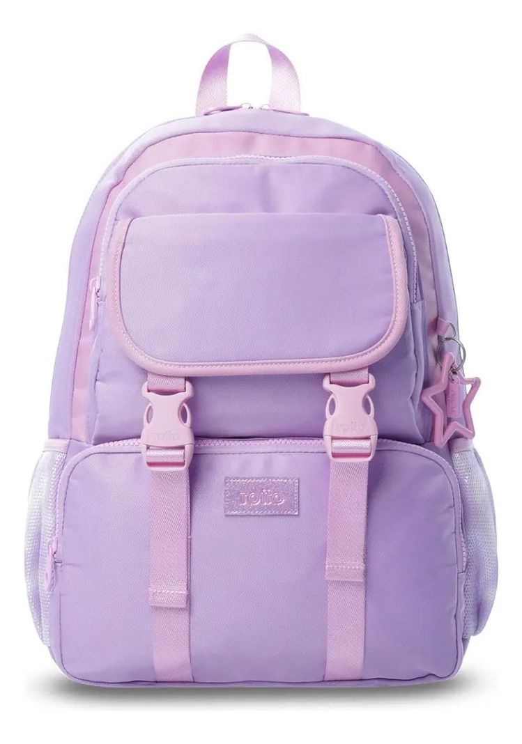 Mochila Nina Cluw Mediano color Morada Totto Morado M