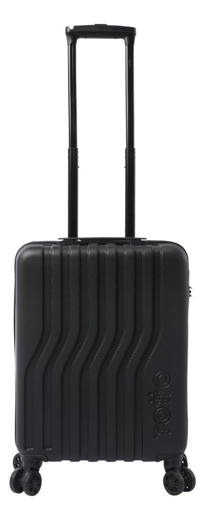 Maleta de Cabina Totto Nomad Negra Ruedas 360° Compacta y Versátil-0