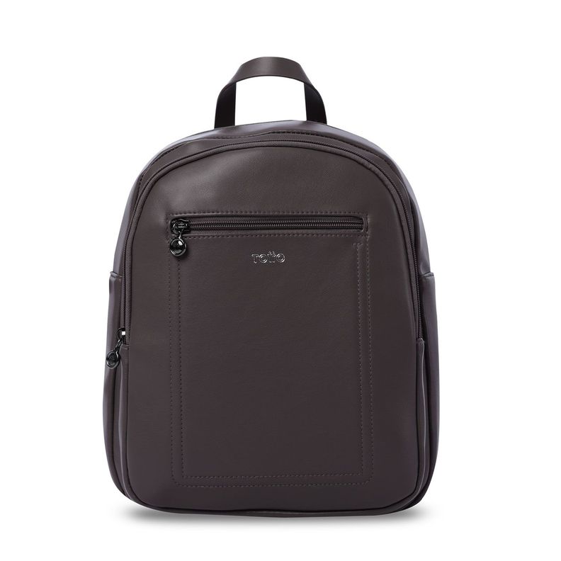 Mochila Universitaria Style 2 Cafe Mujer Totto M