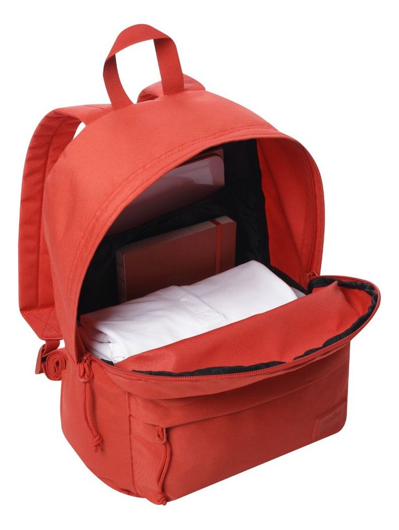 Mochila Escolar Totto Pack X2 + Estuche Multiuso Kalex Rojo-3