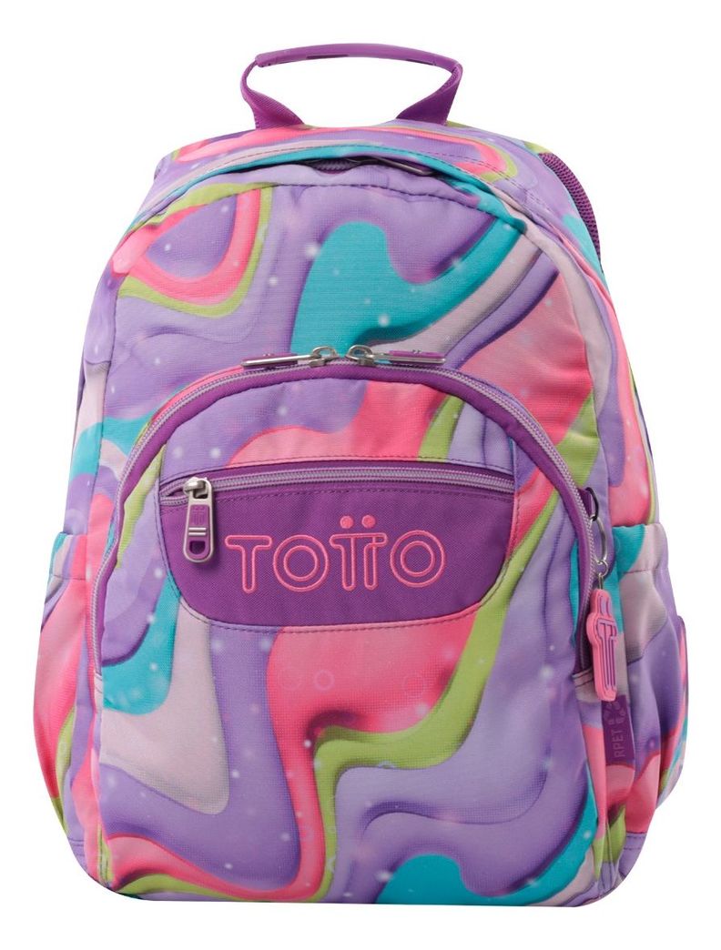 Mochila Urbana Notebook Escolar Totto Classic Gommas Niña-0