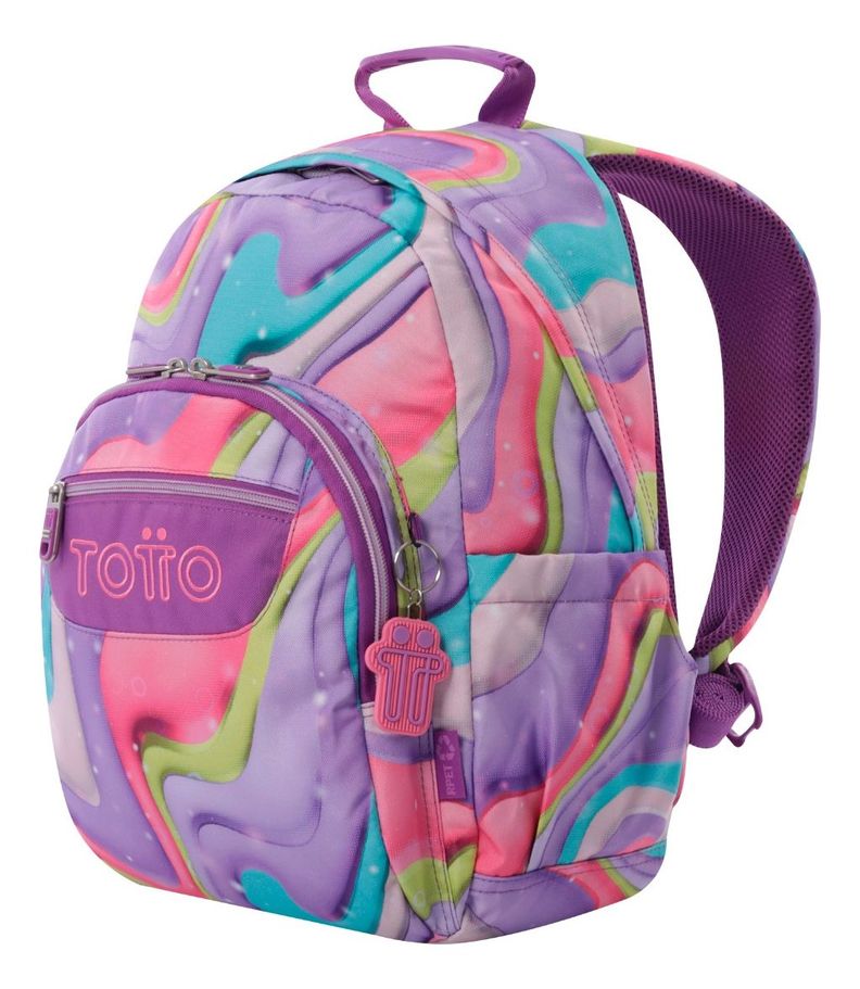Mochila Urbana Notebook Escolar Totto Classic Gommas Niña-1