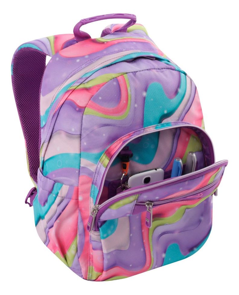 Mochila Urbana Notebook Escolar Totto Classic Gommas Niña-3