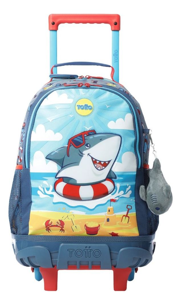 Mochila Escolar con Ruedas Totto Resistente y Ligera Niño-0