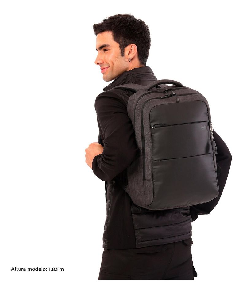 Mochila Ejecutiva Hombre Totto Dallas Negro/black-1