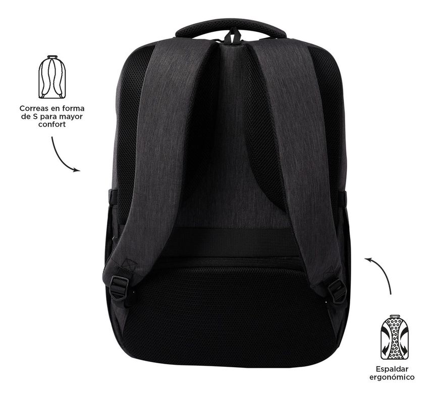Mochila Ejecutiva Hombre Totto Dallas Negro/black-3