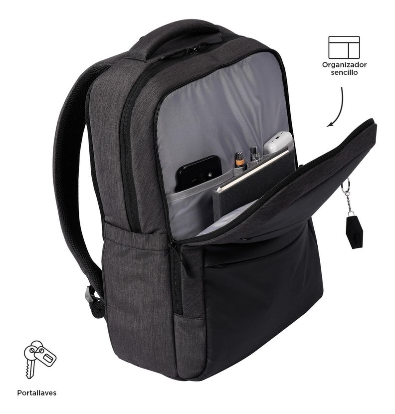 Mochila Ejecutiva Hombre Totto Dallas Negro/black-5