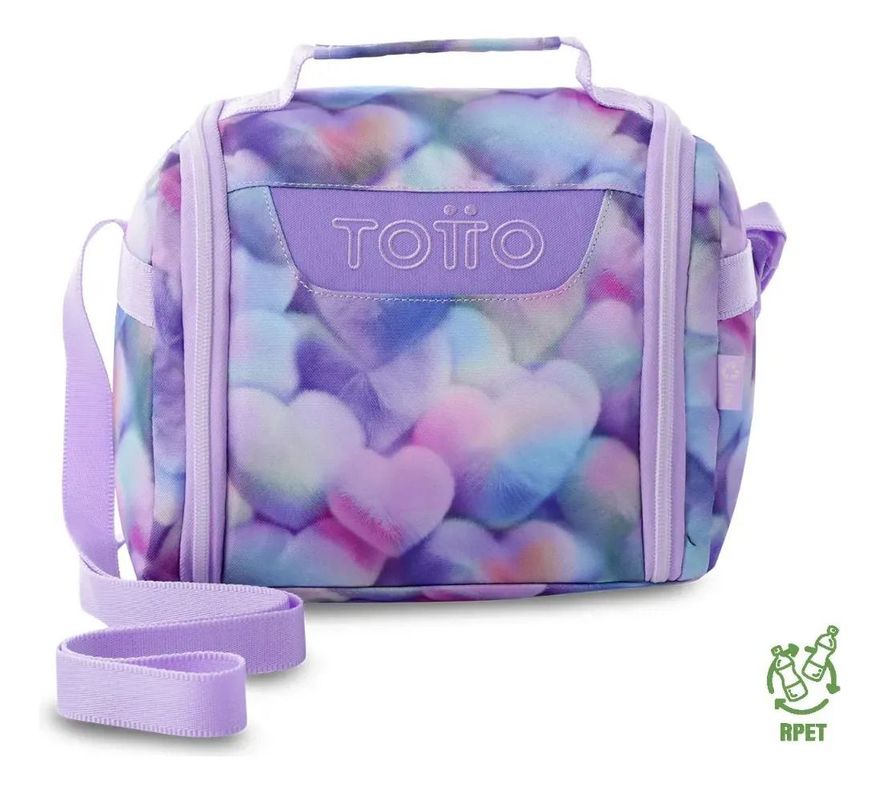 Lonchera Termica Para Mujer Resaltador Grande Morada Morado L