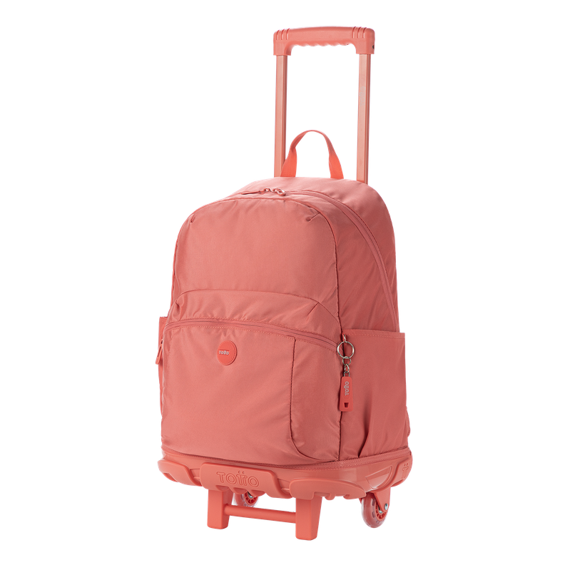 Kit Escolar Totto: Mochila + Estuche + Lonchera Resistente Gris-1