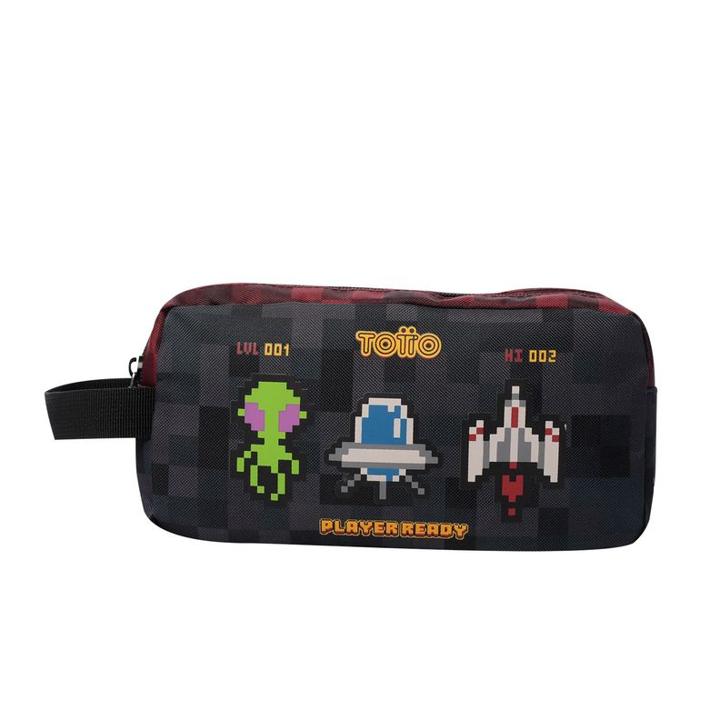Estuche Escolar Multiuso para Niño Digibot Roja Totto