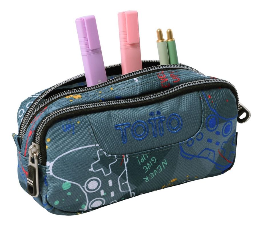 Estuche Cartuchera Escolar Totto Organizador Lapices48-3