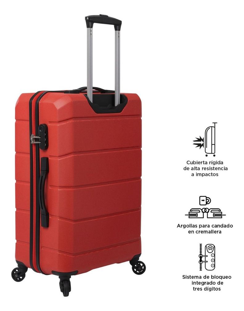 Maleta de Bodega Rigida Totto Carry On 4 Ruedas 360 M RAY242-3