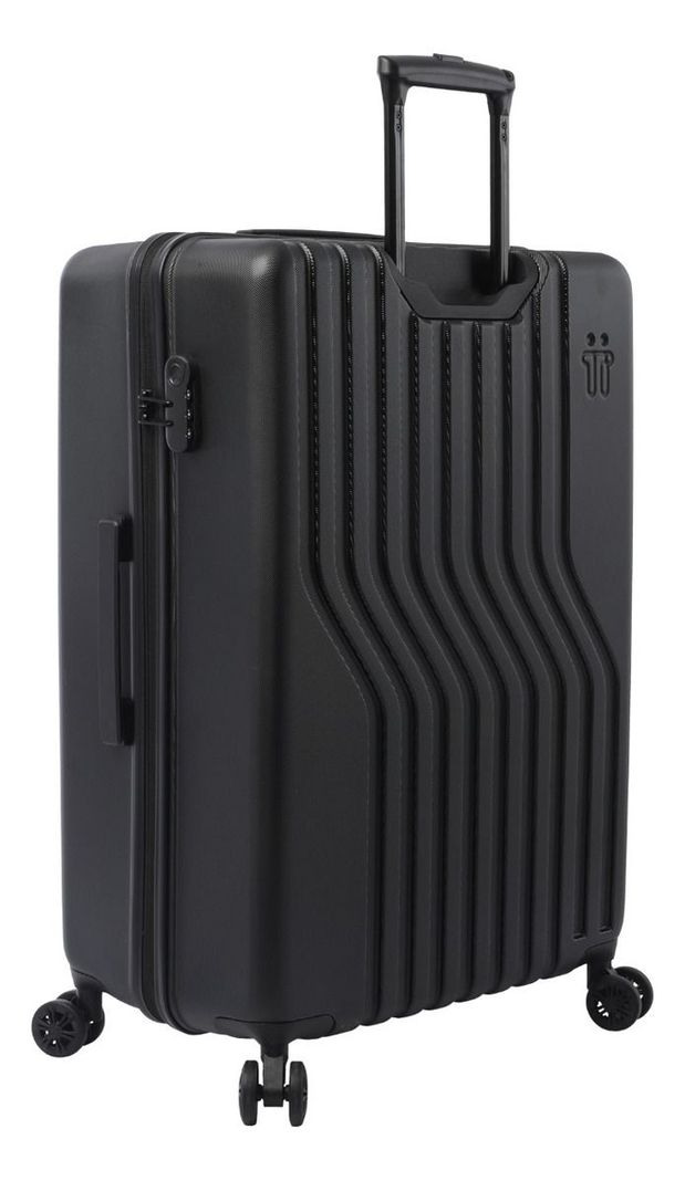 Maleta Totto Nomad Negra Grande Ruedas 360° Amplia y Resistente-2