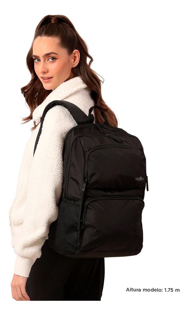 Mochila Unisex Totto Cloud Negro/black-1
