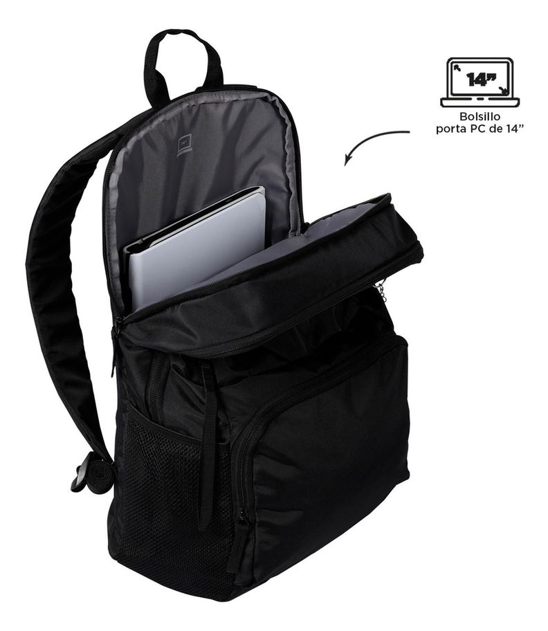 Mochila Unisex Totto Cloud Negro/black-4