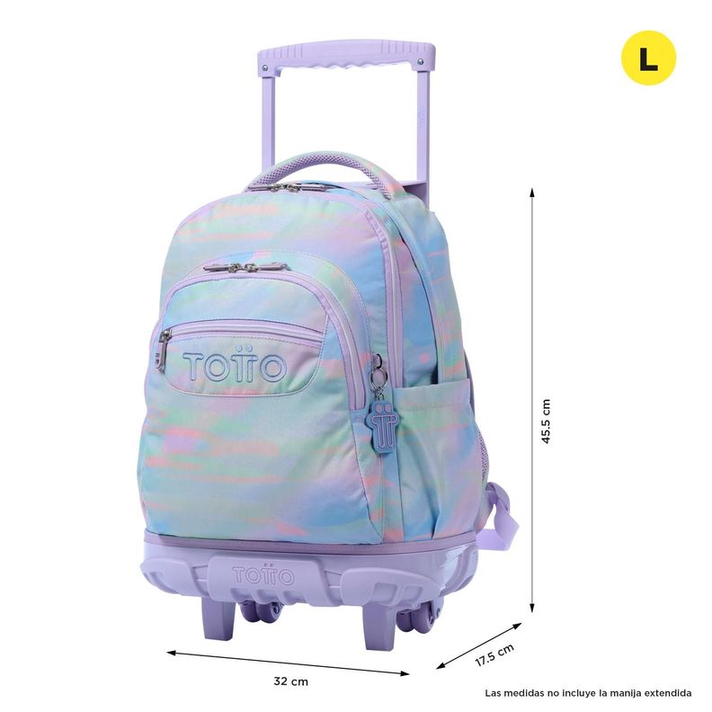 Mochila Escolar con Ruedas Bomper Renglon Luminia-2