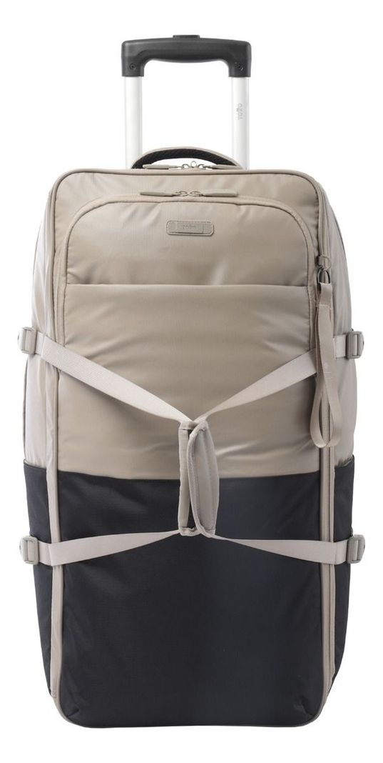 Maleta Totto City Gris Mediana Resistente y Moderna para Viajes-0