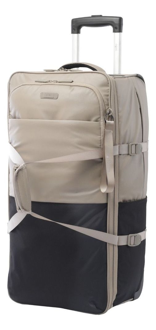 Maleta Totto City Gris Mediana Resistente y Moderna para Viajes-1
