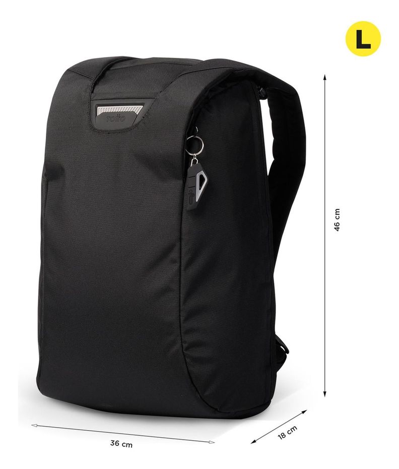 Mochila Hombre Totto Bunker Pack 4.0 Negro/black-2