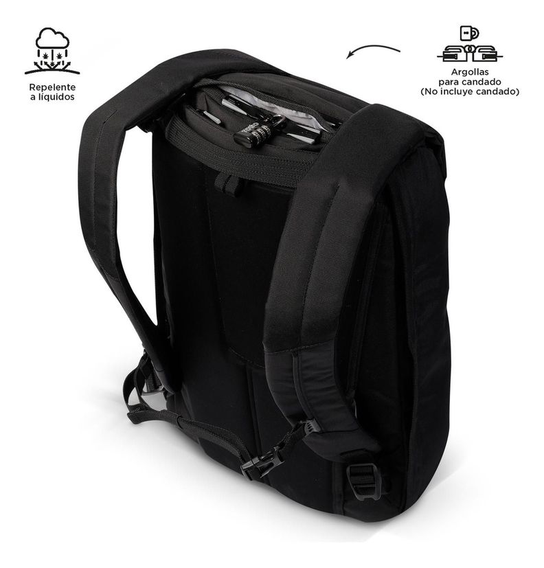 Mochila Hombre Totto Bunker Pack 4.0 Negro/black-5